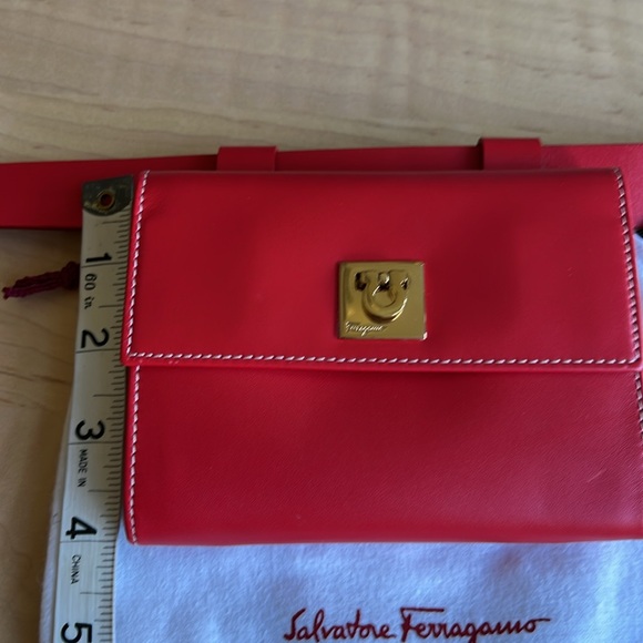 🆕 SALVATORE FERRAGAMO Belt Bag Wallet Size XL - Picture 12 of 15